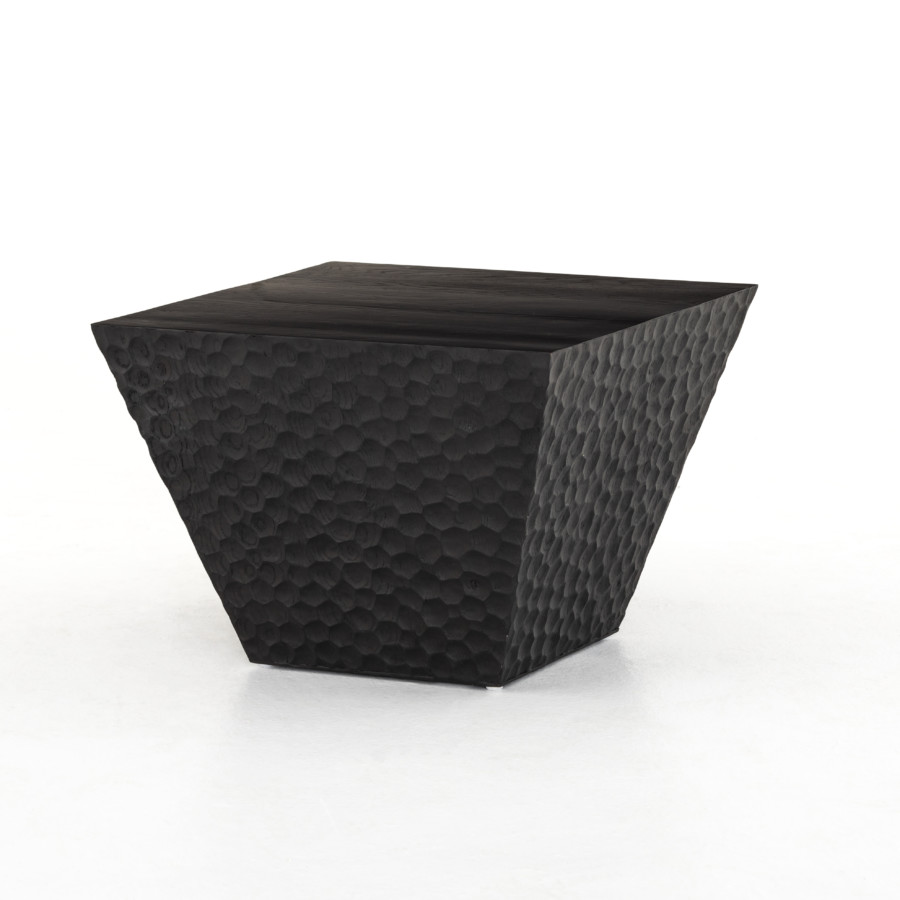 Theo End Table-Black Oak