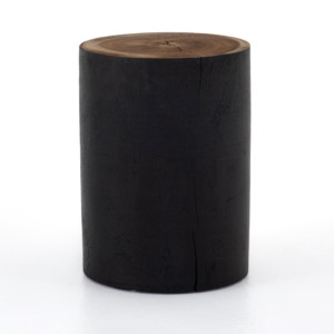 Hadden End Table-Drifted Black Suar