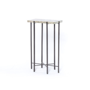 Kieran Accent Table-Ash Brown Marble