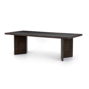 Lio Dining Table-Dark Brown Sungkai