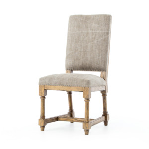 Ashton Dining Chair-Stonewash Heavy Jute