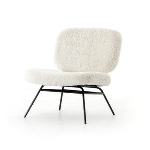 Caleb Chair-Ivory Angora