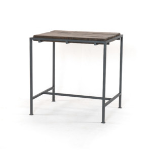 Simien End Table-Gunmetal