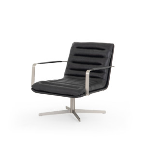 Brenton Swivel Chair-Sonoma Black