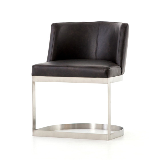 Wexler Leather Dining Chair - Los Angeles