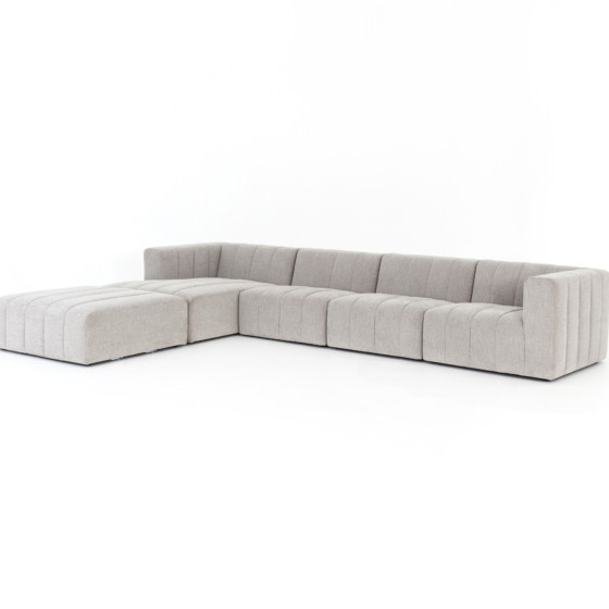 Langham Channeled 4-Pc Laf Sectional W/