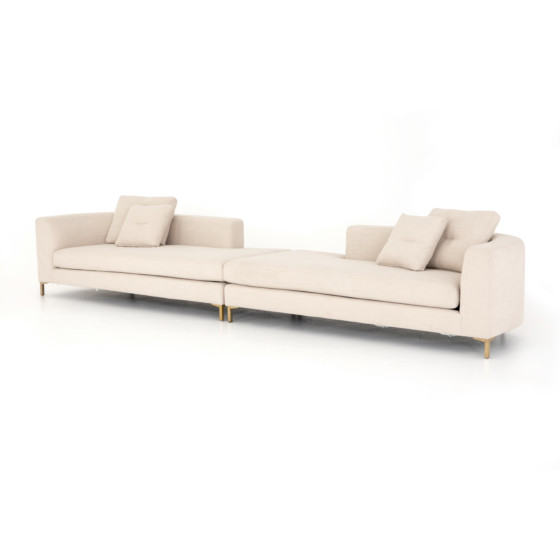 Greer 2 Pc Chaise Sectional-Avery Tusk