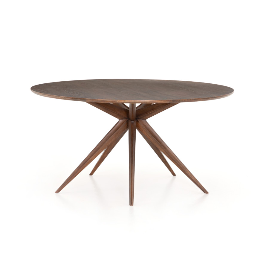 Hewitt Round Dining Table-Acorn