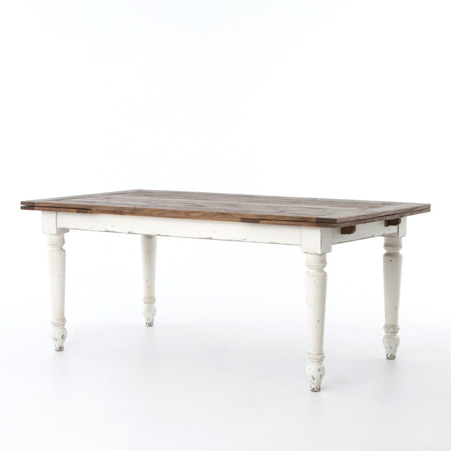 Charlie 72" Ext Dining Tbl-Bleach Pine/F