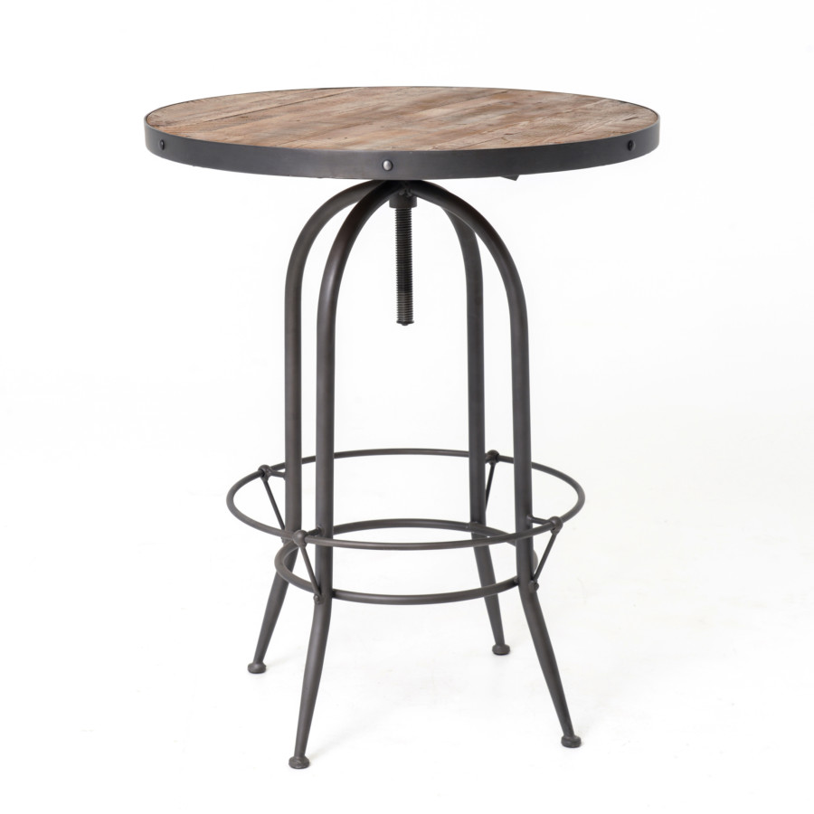 Bristol Pub Table-Rustic Black