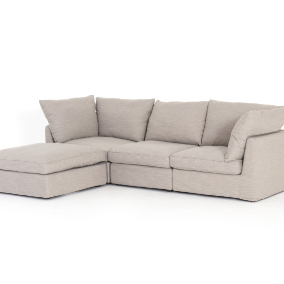 Paul 3-Pc Sectional W/ Ottoman