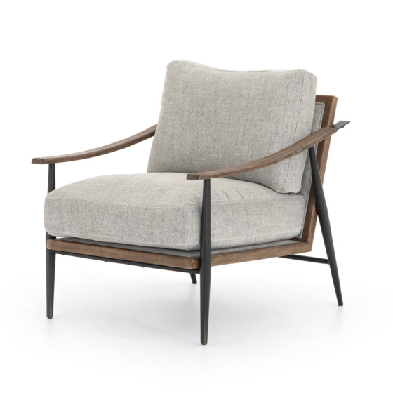 Kennedy Chair-Gabardine Grey