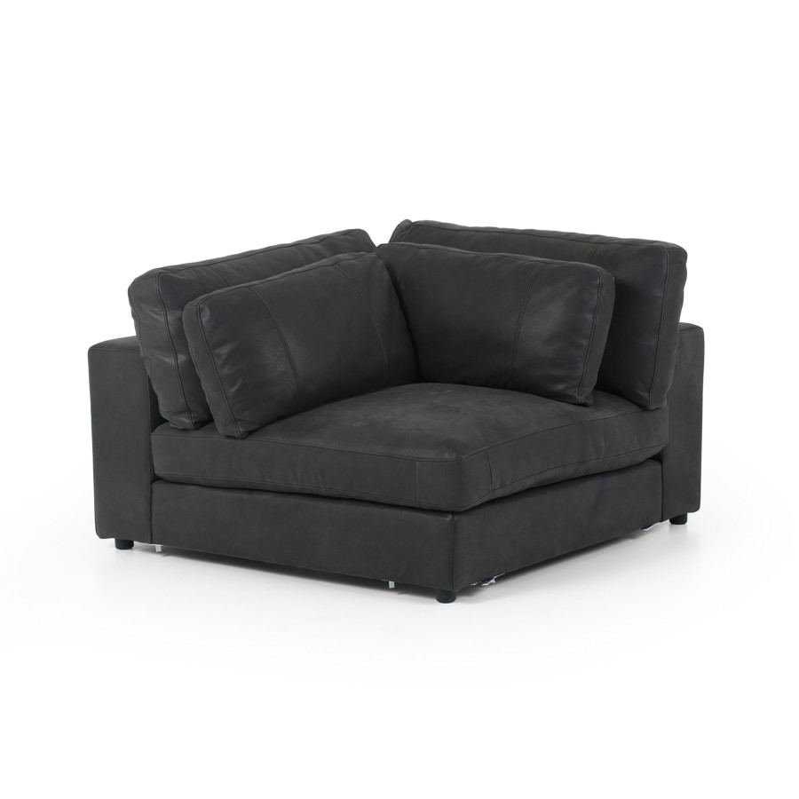 Bloor Sectional Corner-Umber Black