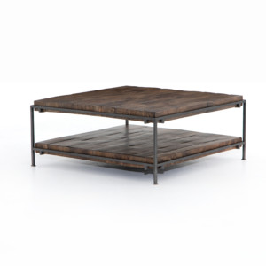 Simien Square Coffee Table-Gunmetal