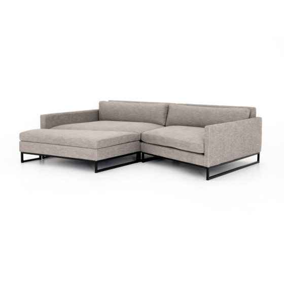 Drew 2 Pc Wedge Sectional W/Laf Ottoman