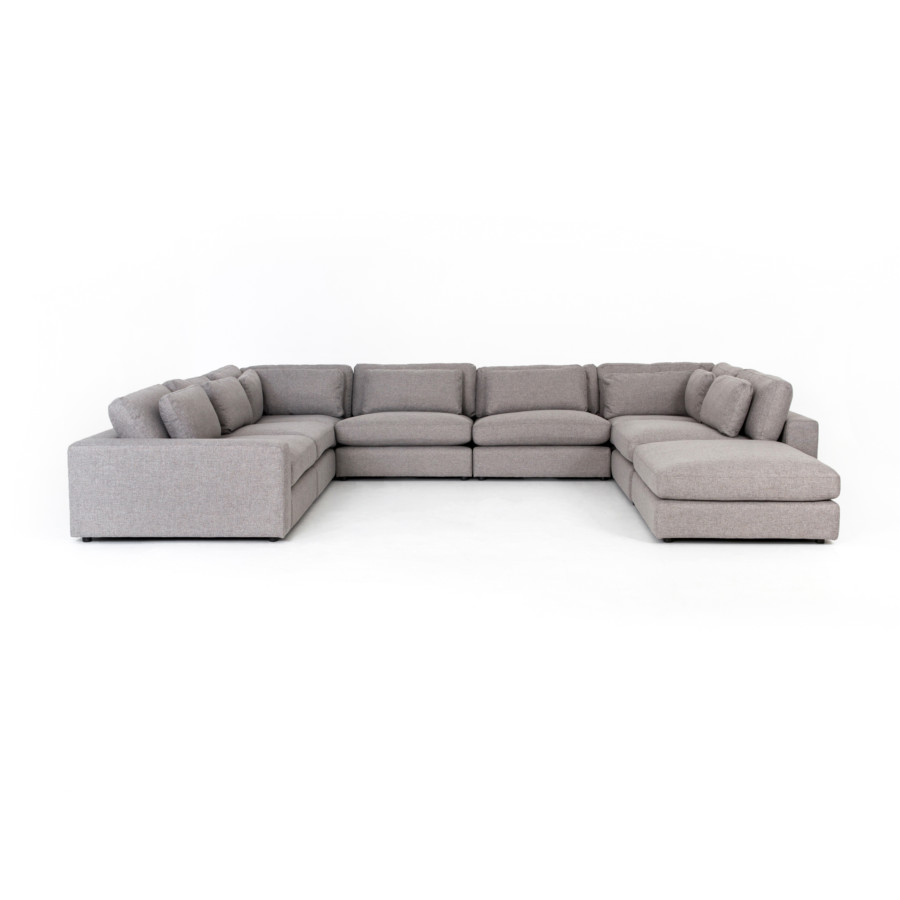 Bloor 7-Pc Sectional W/ Ottoman-Chess Pe