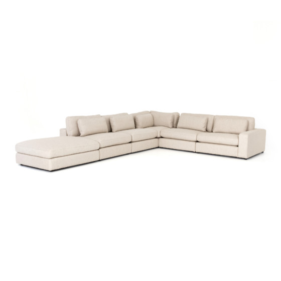 Bloor 5-Pc Sectional W/ Ottoman-Essense