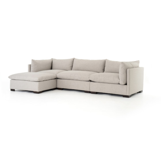 WESTWOOD 3-PIECE SECTIONAL W/ OTTOMAN