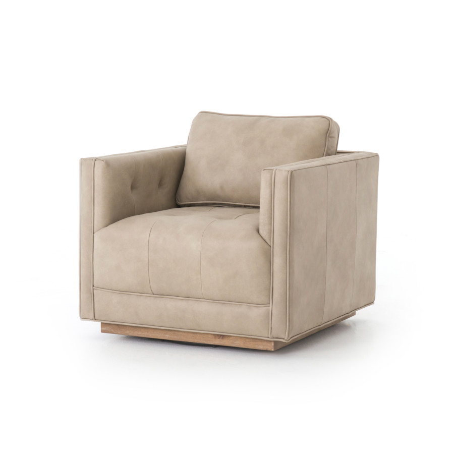 Kiera Swivel Chair-Umber Natural