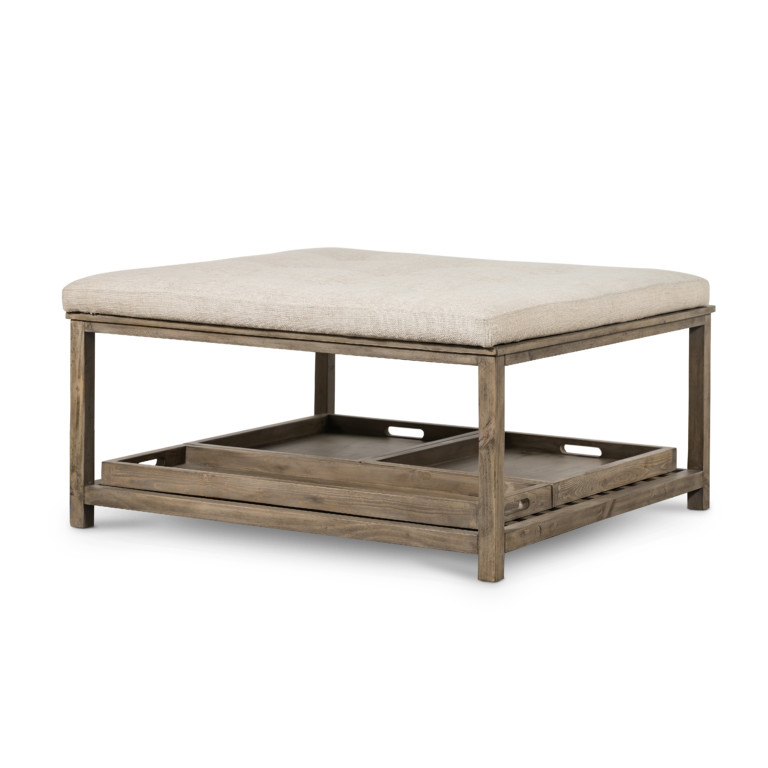 Wallace Upholstered Square Coffee Table