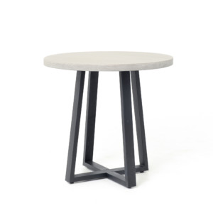 Cyrus Round Iron Base Table -Los Angeles